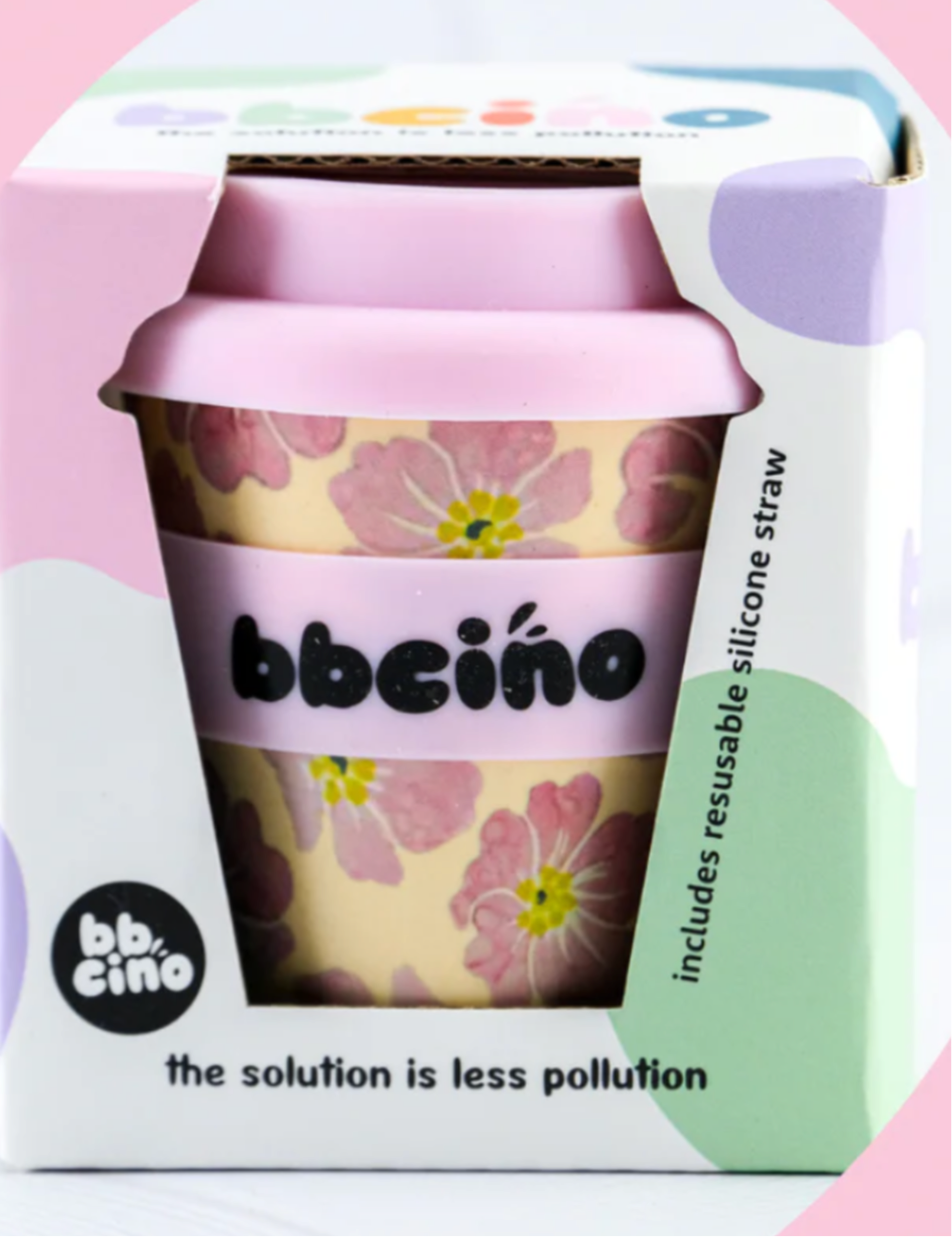 Reusable Babycino Bamboo Cup - Poppy