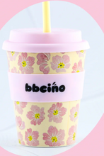 Load image into Gallery viewer, Reusable BiggieCino Bamboo Cup - Poppy
